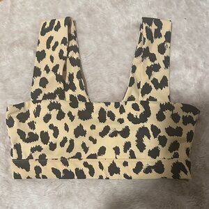 Leopard Print Crop Top